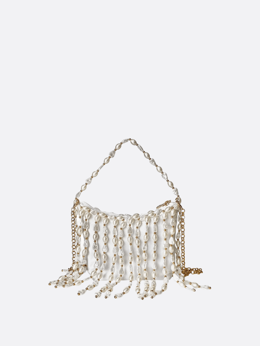 sac perle blanc