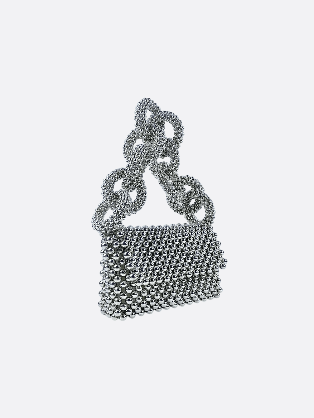 sac perle argenté